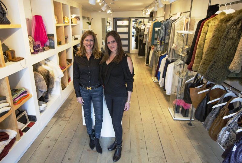 Meredith Marks and Sally Nadler in the Meredith Marks store
