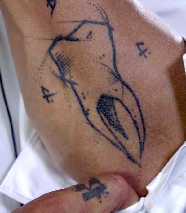 Joey Starr's forearm tattoo