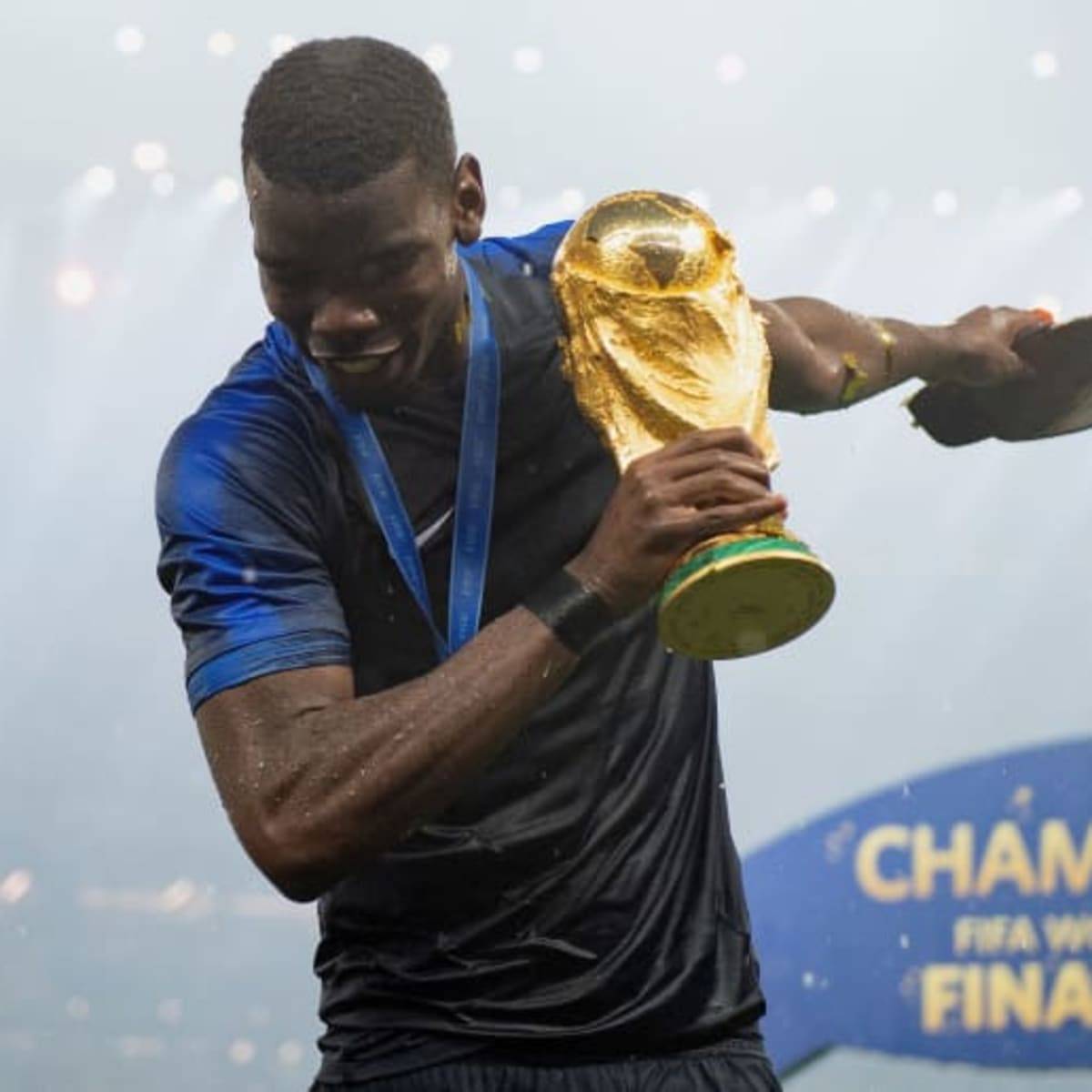Paul Pogba is only the fourth UTD men's player in club history to win the World Cup