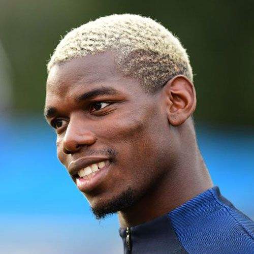 Paul Pogba blonde hair on his return to Manchester United