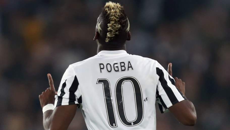Paul Pogba in jersey number 10
