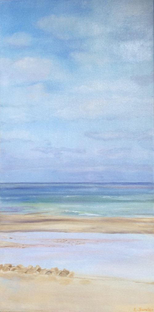 Elisa Servier's painting called Ocean