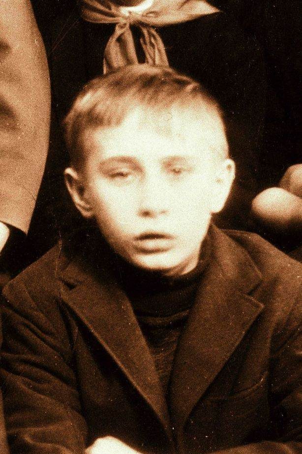 A picture of Vladimir Putin as a child