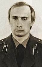 Vladimir Putin during his time in KGB