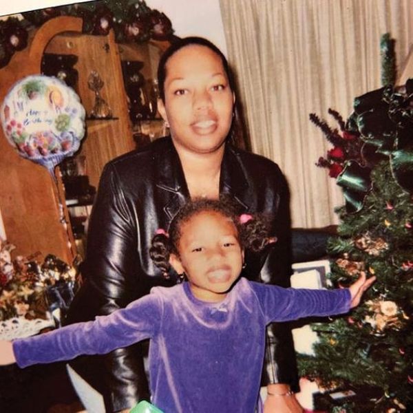 Childhood-Megan-Thee-Stallion-with-her-mother