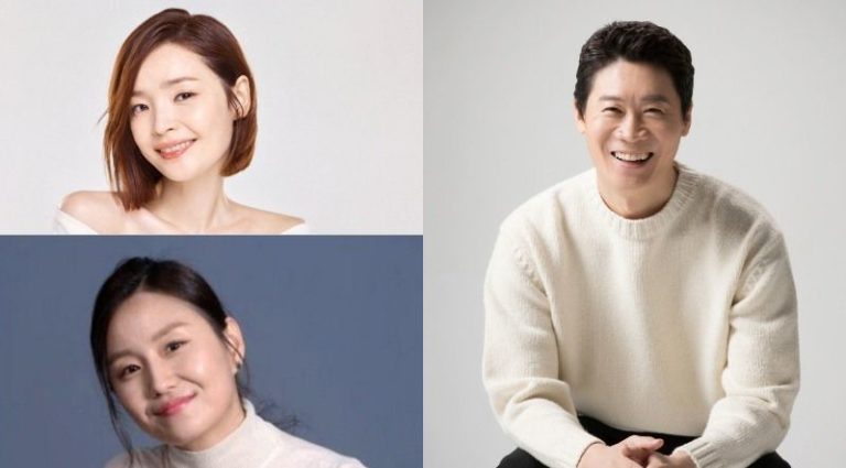 Jeon Mido (top), Jin Seon-gyu (right), and Kim So-jin (bottom)