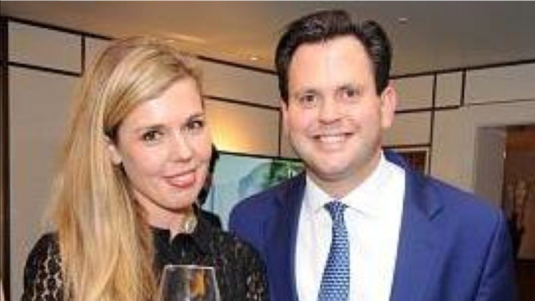 Carrie Symonds with Harry Cole
