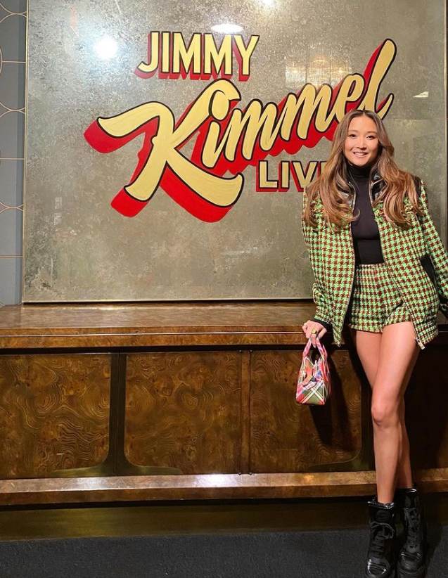 Ashley Park in Jimmy Kimmel