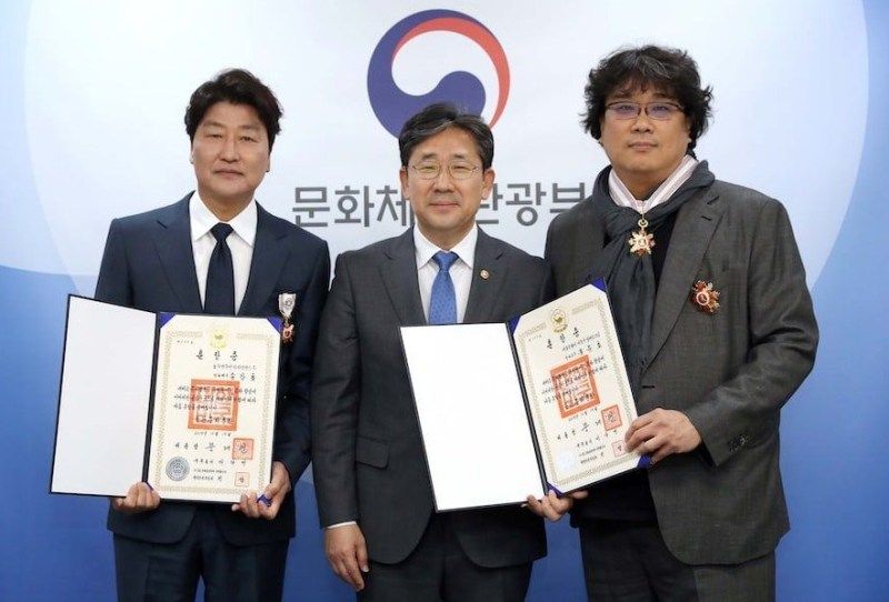 Bong Joon-ho receives Eungwan Order of Cultural Merit