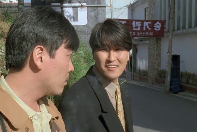 Song Kang-ho in a scene The Day a Pig Fell into the Well (1996)