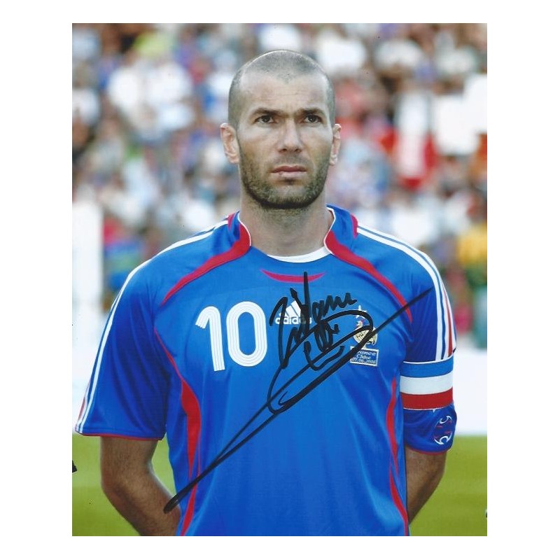 Zinedine Zidane's Autograph