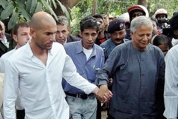 Muhammad Yunus and Zidane