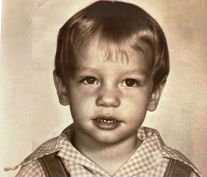 Childhood picture of Troy Kotsur's brother Brett Kotsur