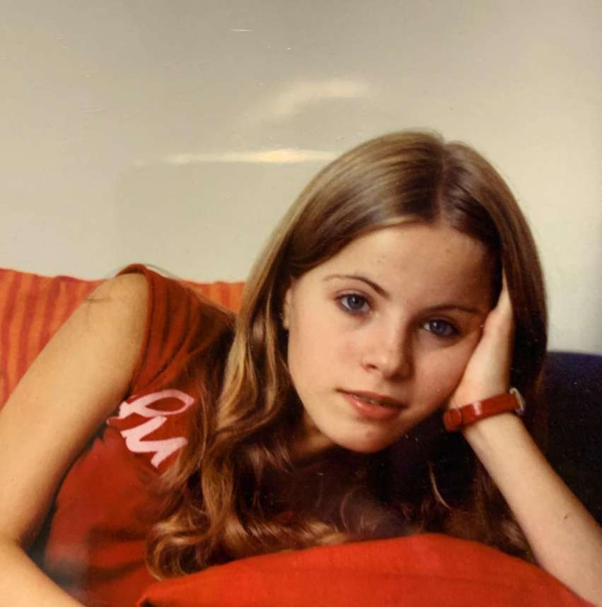 Pauline Sanzey as a teenager
