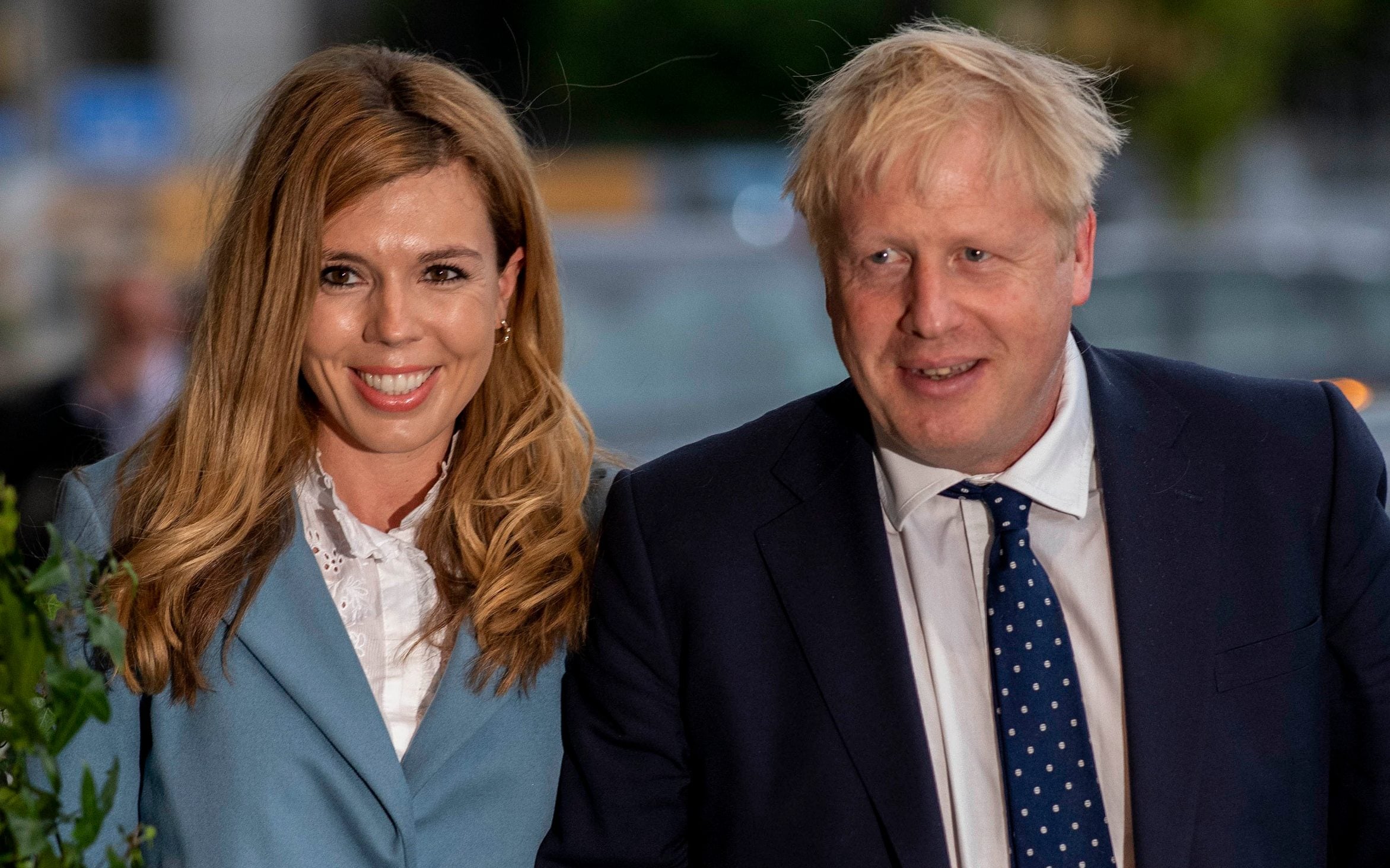 Carrie Symonds with Boris Johnson