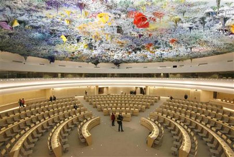 Dome of the UN Headquarters (Geneva) by Miquel Barceló