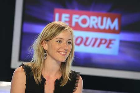 Mary Patrux in L'Équipe TV