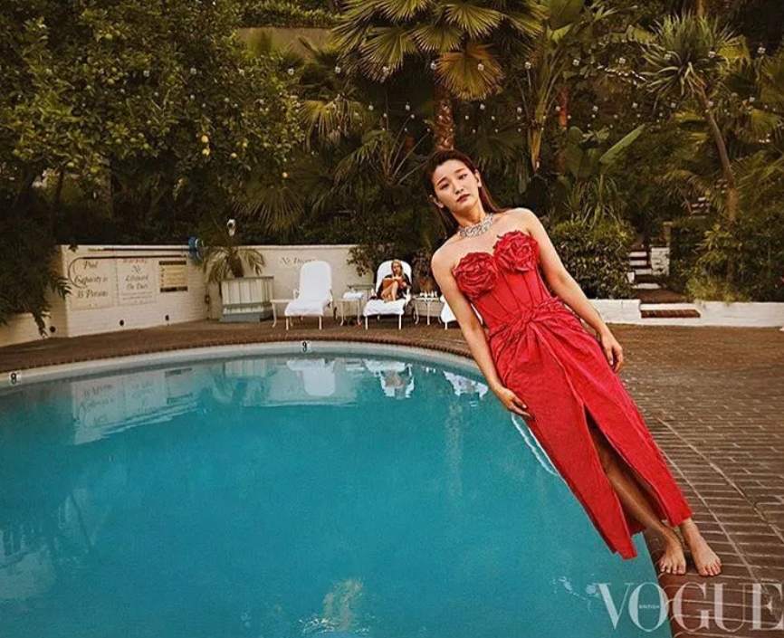 Park So-dam's photoshoot for the Vogue magazine