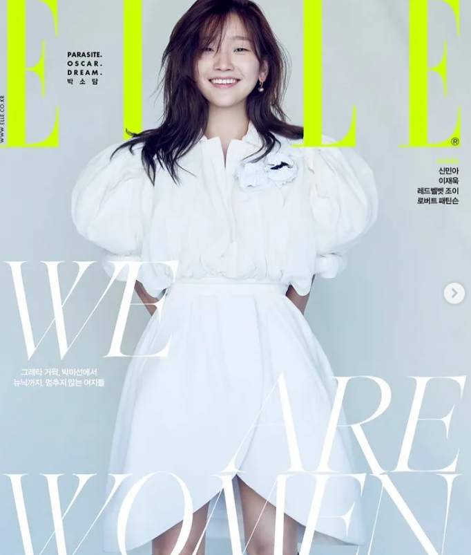 Park So-dam on the covers of Elle Magazine Korea