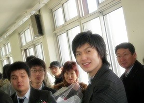 Lee Min-ho in his high school days