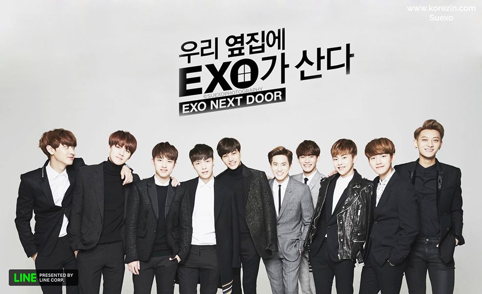 Exo on the cover of Next Door (2015)