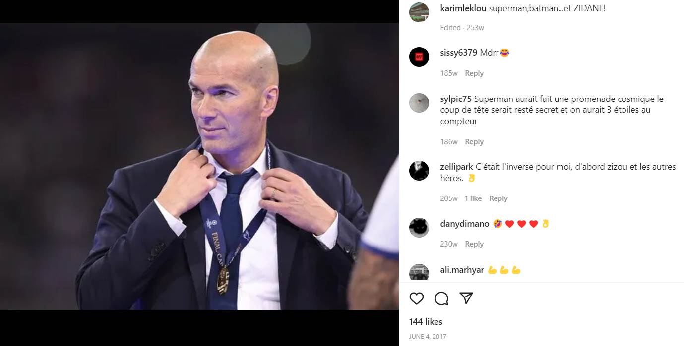 Karim Leklou's first Instagram post