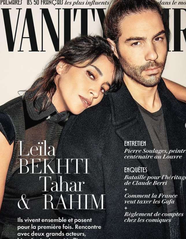 Leïla Bekhti & Tahar Rahim on the cover of Vanity Fair