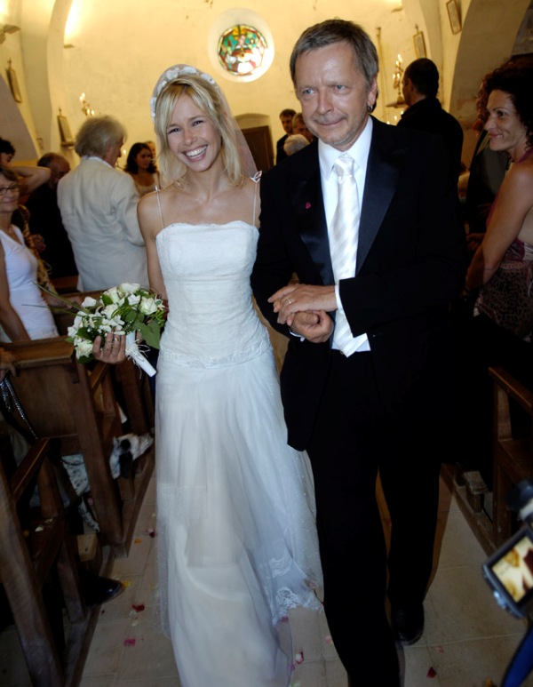 Wedding photo of Romane and Renaud Séchan