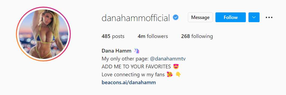 Official Dana Hamm Instagram