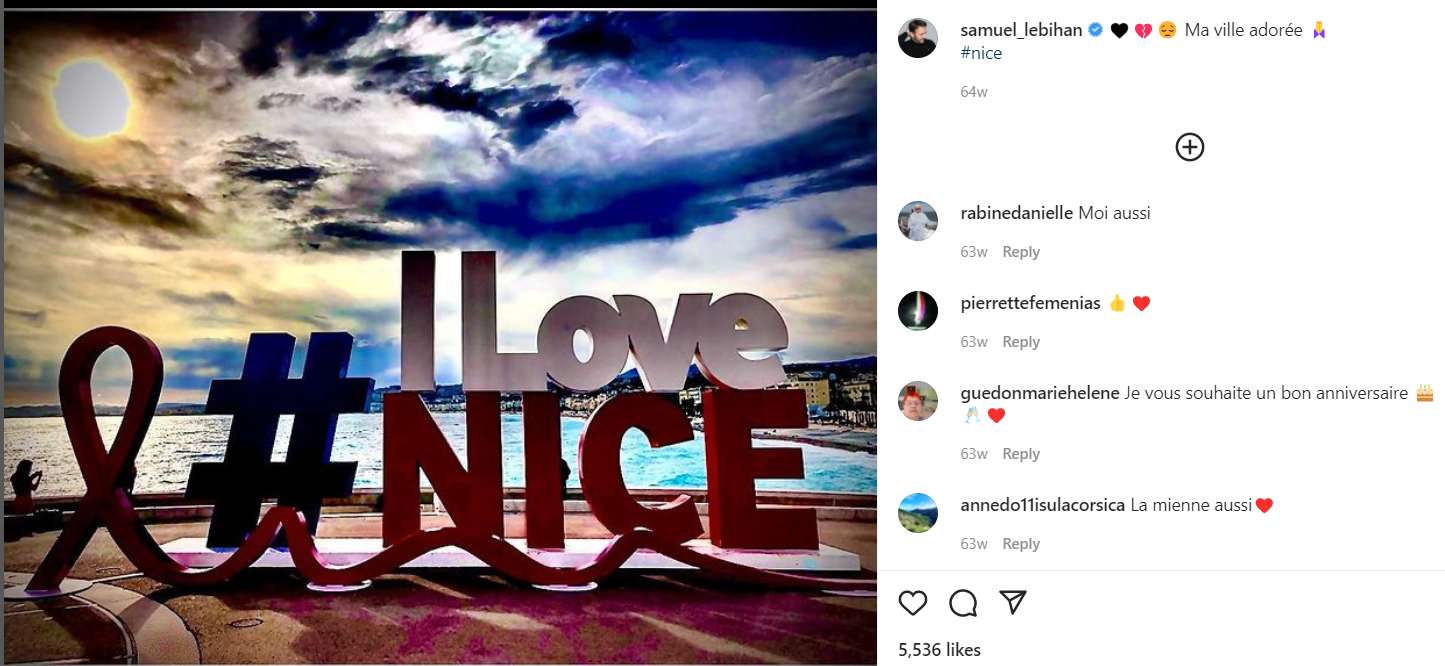 Samuel posted on the city of Nice
