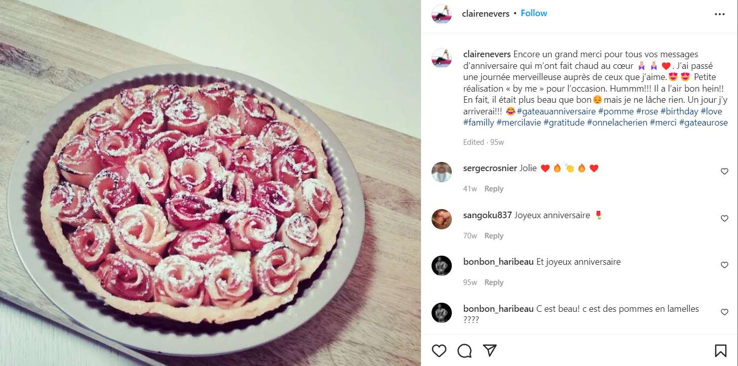 Article by Claire Nevers on baking a pie for her birthday