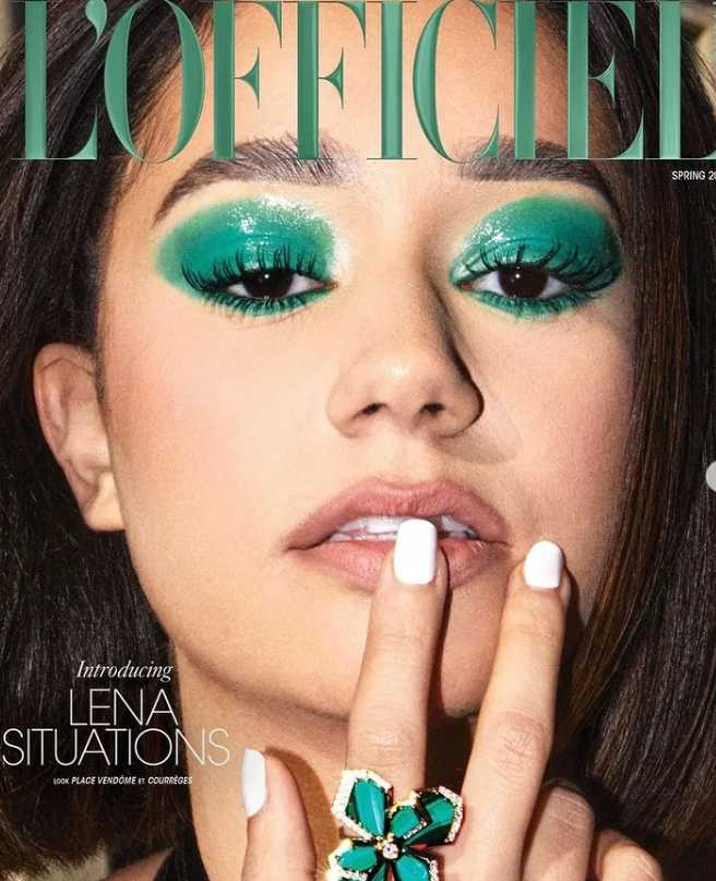 Léna Situations on the cover of L'Officiel 1