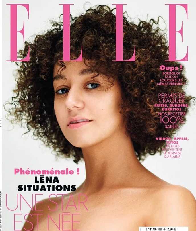 Lena Situations on the cover of Elle