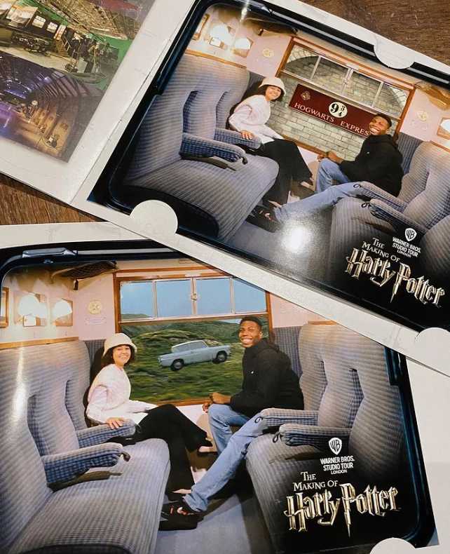 Lena Situations on her trip to the Harry Potter studio in London