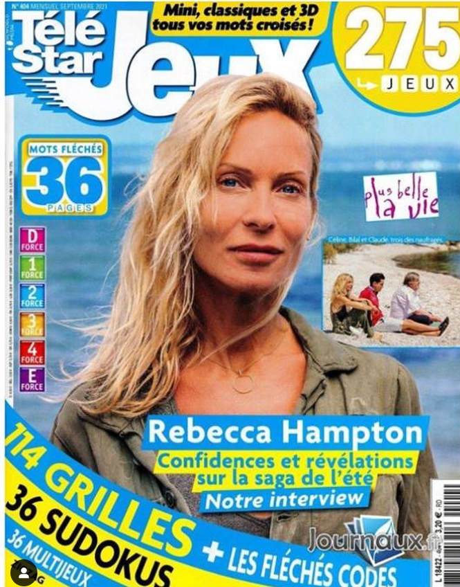 Rebecca Hampton on the cover of Tele Star-