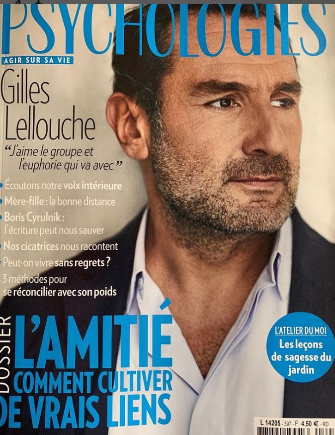 Gilles Lellouche on the cover of Psychology